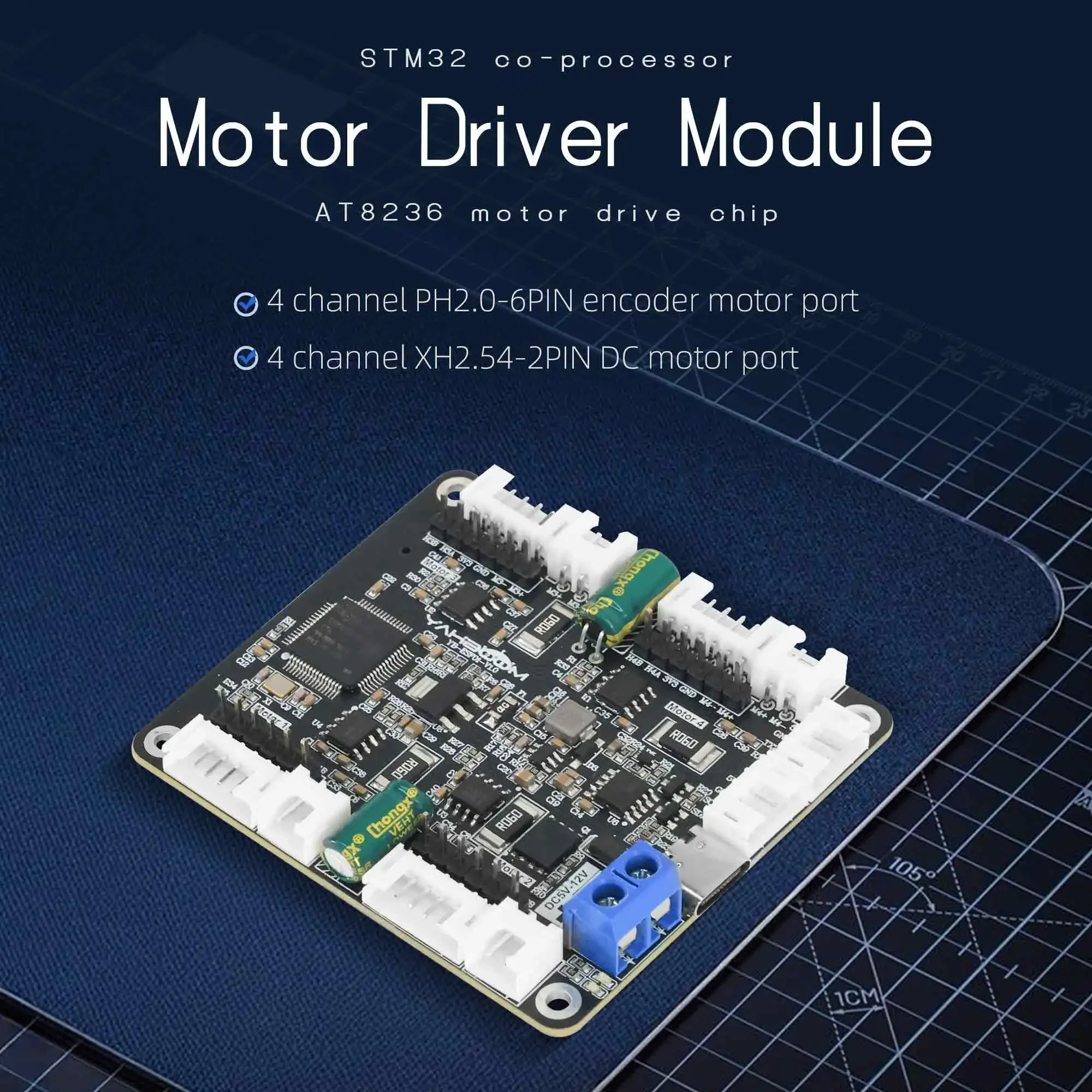 Yahboom 4-Channel Encoder Moto - Diy Electronics Motor ulasan dan harga