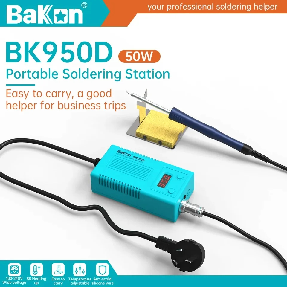 Bakon BK950D Soldering Station - Diy Electronics Set ulasan dan harga