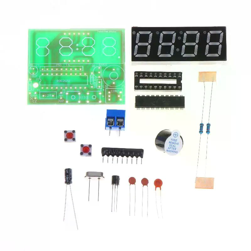 DIY Digital LED Clock Kit 4 Di - Diy Electronics Workshop ulasan dan harga
