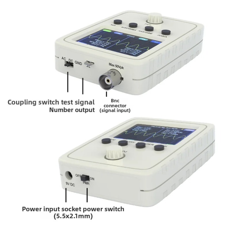 Digital Oscilloscope DIY Assem - Diy Electronics Kits ulasan dan harga