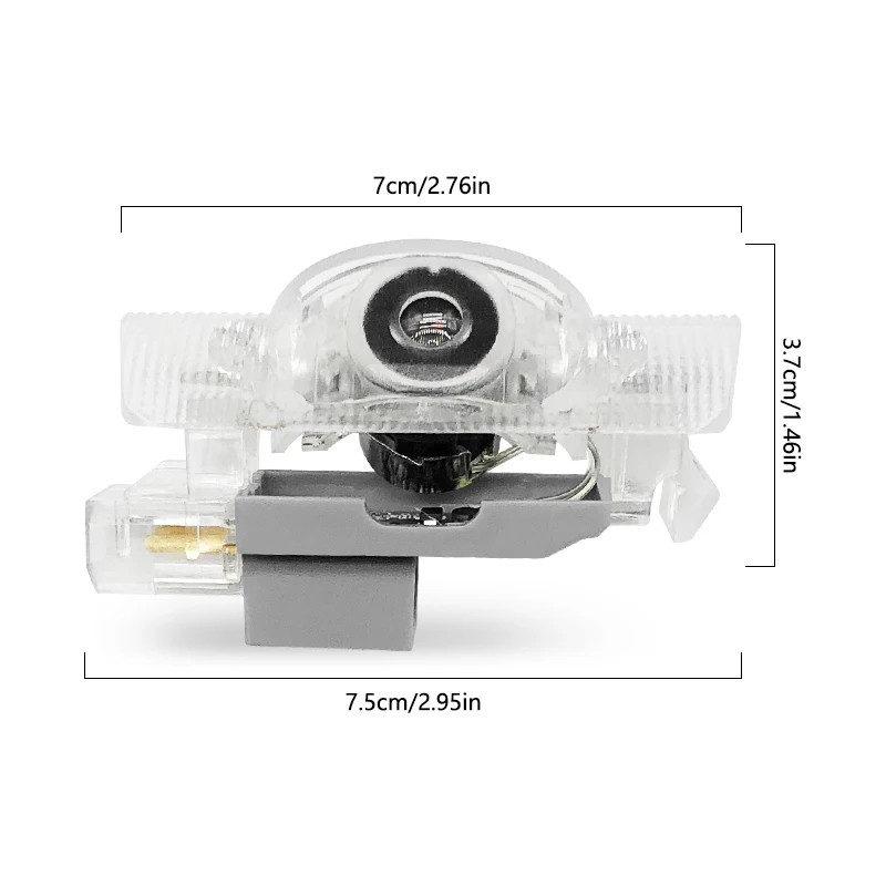 2Pcs LED Projector Lamp Car Do - Diy Rc Electronics ulasan dan harga