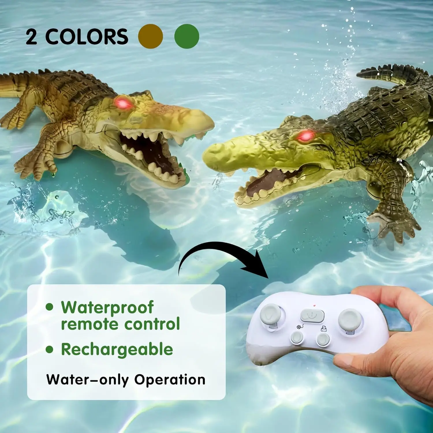 Remote Control Crocodile Water - Diy Rc Electronics ulasan dan harga