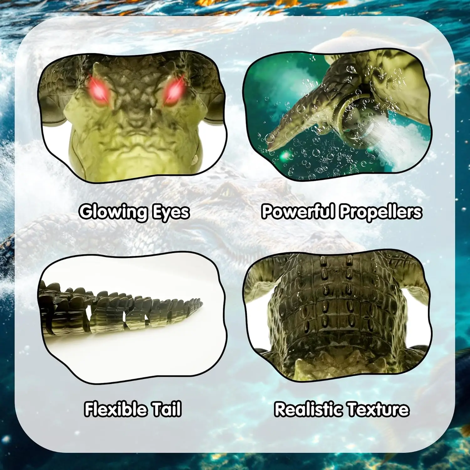Remote Control Crocodile Water - Diy Rc Electronics ulasan dan harga