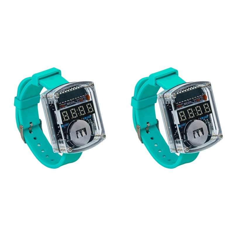 2X DIY Watch LED Watch Electro - Diy Electronics Watch ulasan dan harga